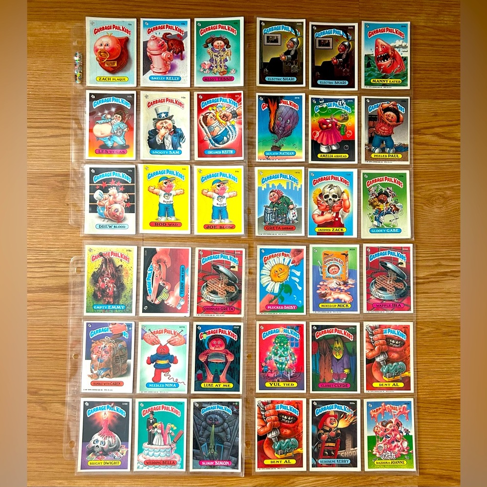 Garbage Pail Kids 1ST SERIES GPK OS1-9 1985-87 Lot of 36 Cards